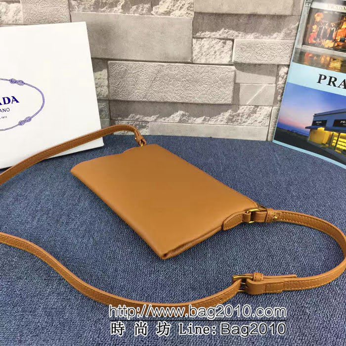 普拉達PRADA原單 PRADA 1BH050 義大利最新版 進囗頭層牛皮單肩斜跨包 PHY1297